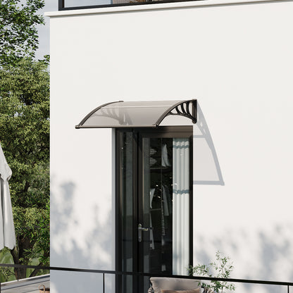 Outdoor Door Canopy Window Awning with Drainage Channel