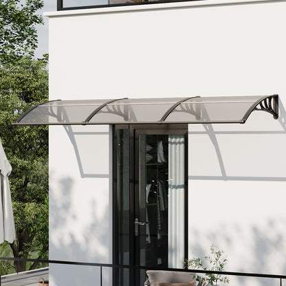 Outdoor Door Canopy Window Awning with Drainage Channel