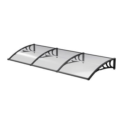 Outdoor Door Canopy Window Awning with Drainage Channel