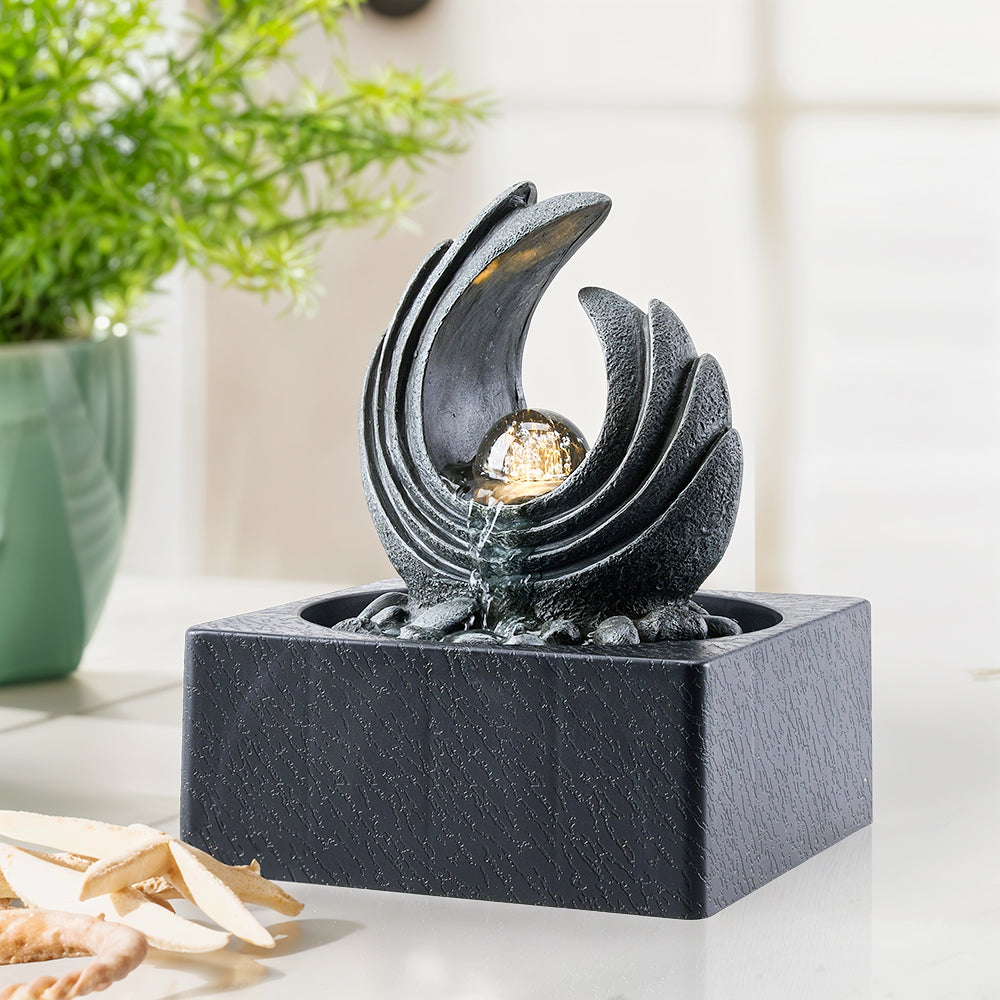 LED Tabletop Waterfall Fountain