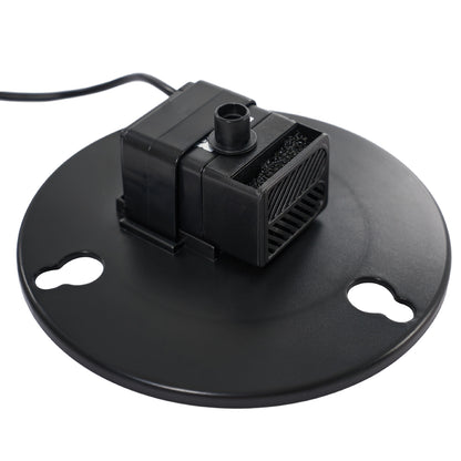 4W Solar Fountain Pump with Adjustable Solar Panel & 6 Nozzles