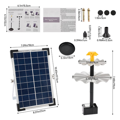6W Solar Fountain Pump