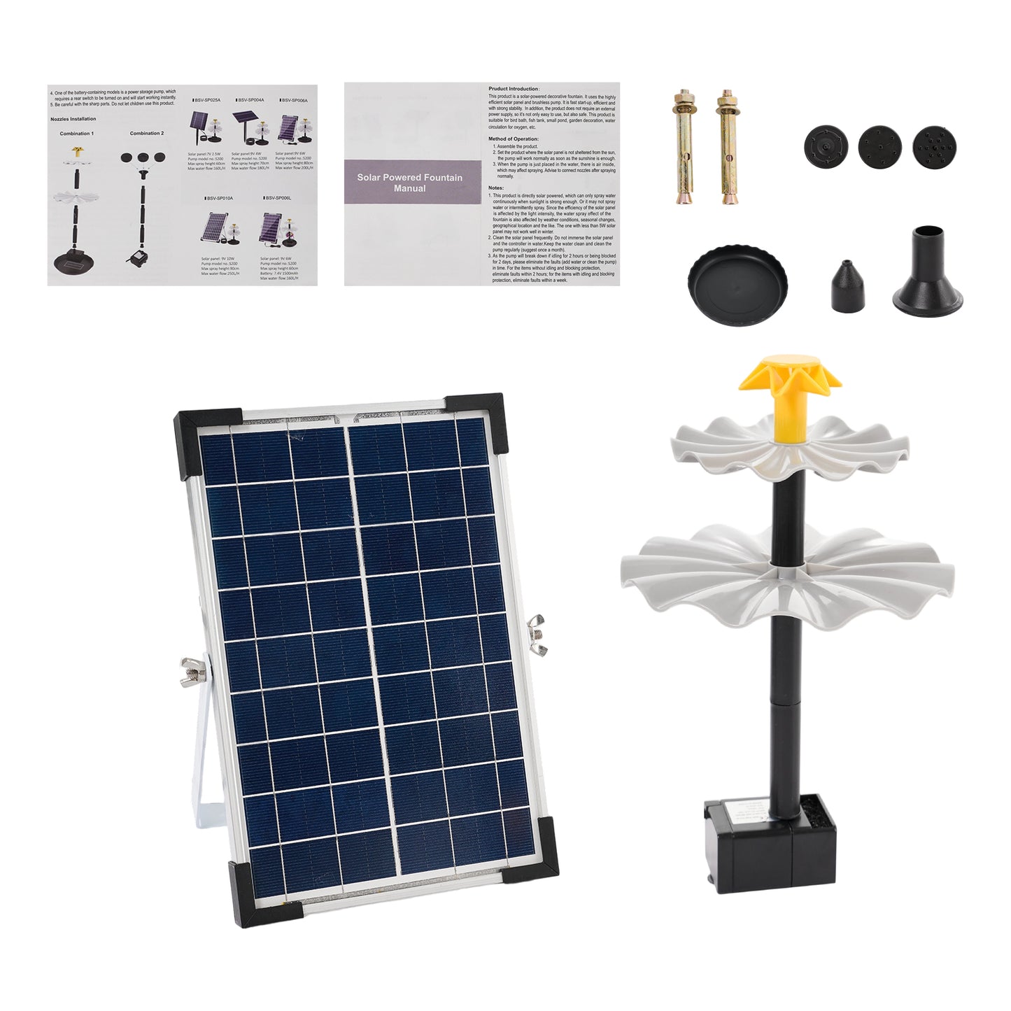 6W Solar Fountain Pump