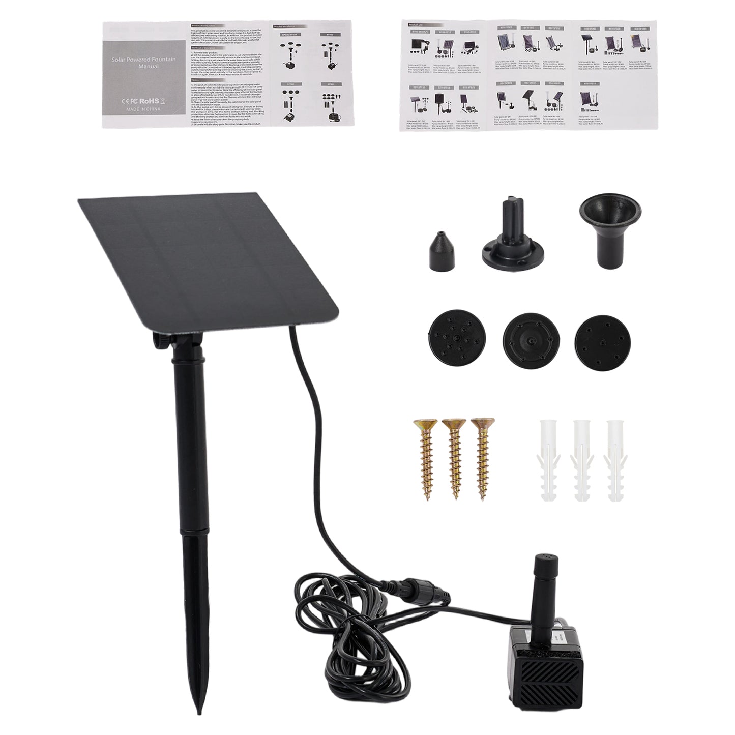 2.5W Solar Fountain Pump