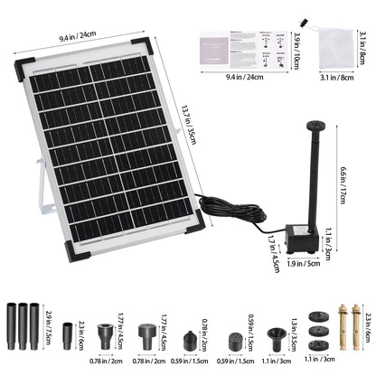 10W Solar Fountain Pump