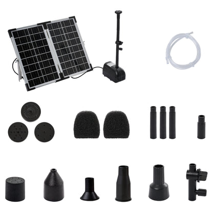 20W Outdoor Solar Fountain Pump Kit