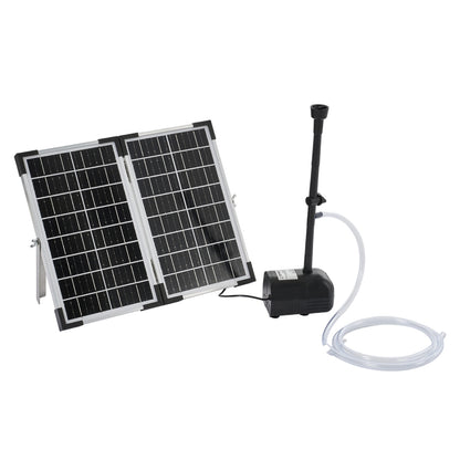 20W Outdoor Solar Fountain Pump Kit