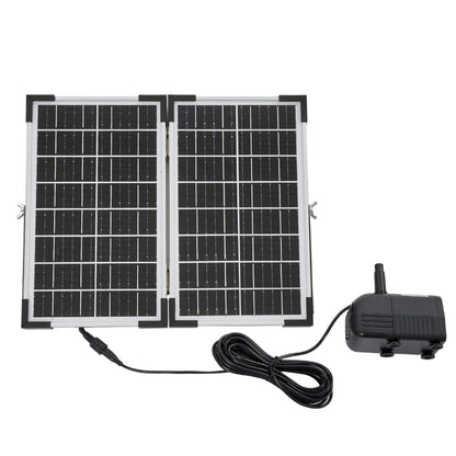 20W Outdoor Solar Fountain Pump Kit