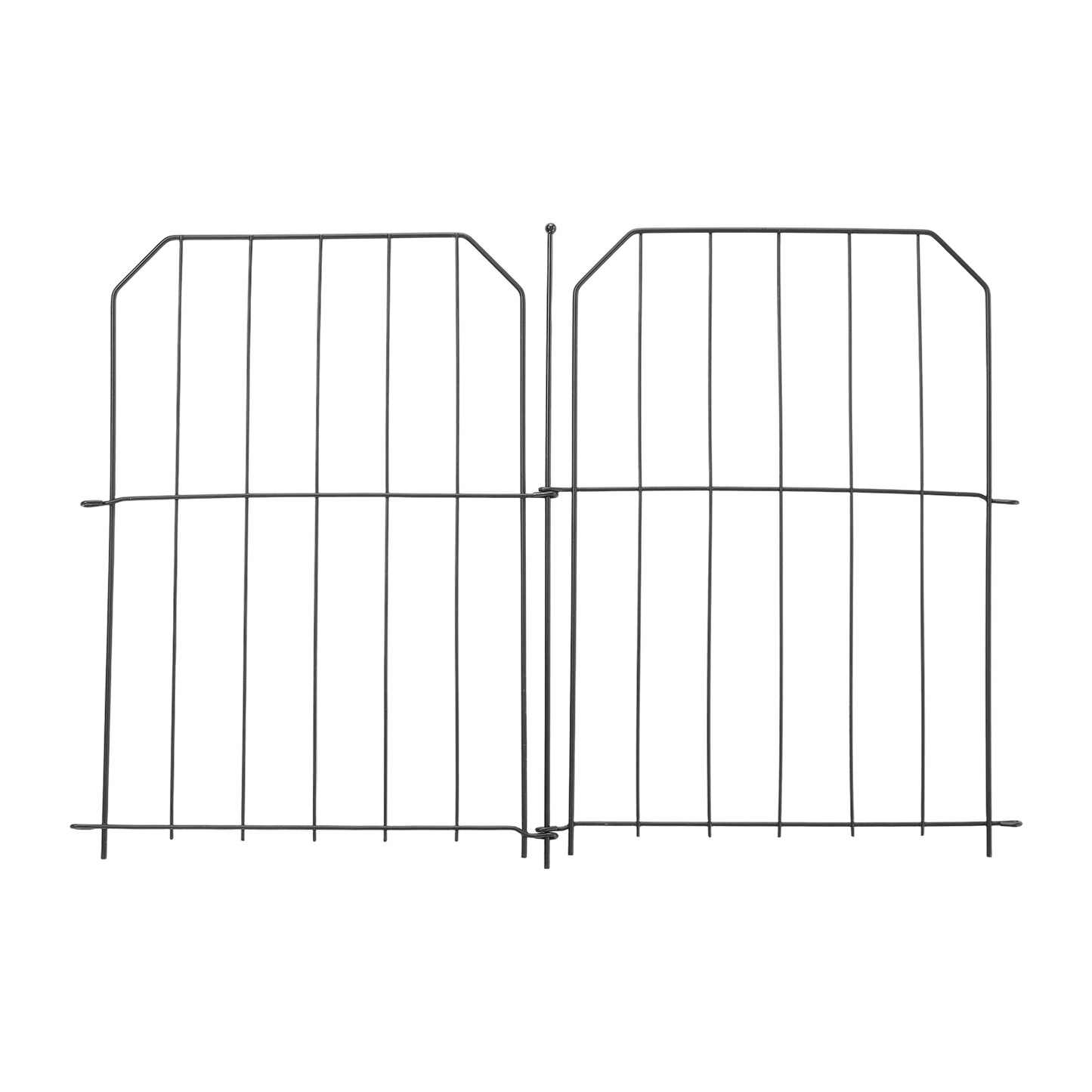 10-Pack Decorative Metal Garden Fence Panels