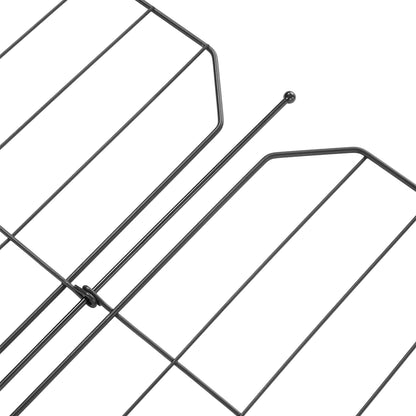 10-Pack Decorative Metal Garden Fence Panels