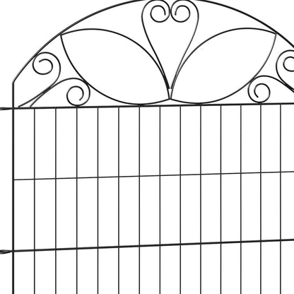 10-Panel Decorative Garden Fence Set