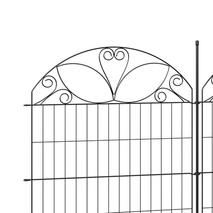 10-Panel Decorative Garden Fence Set