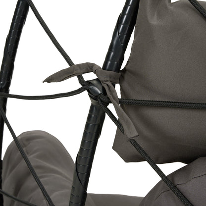 2-Seater Swing Hanging Egg Chair with Metal Stand