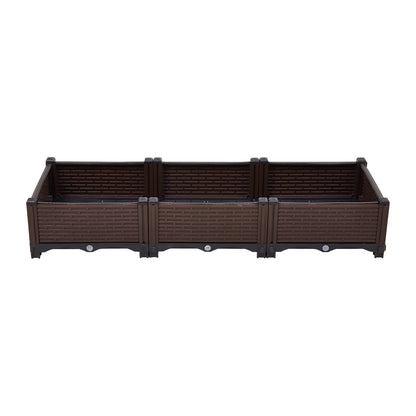 Plastic Raised Garden Bed Planter Box