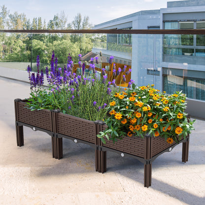 Raised Garden Bed – Durable Plastic Planter