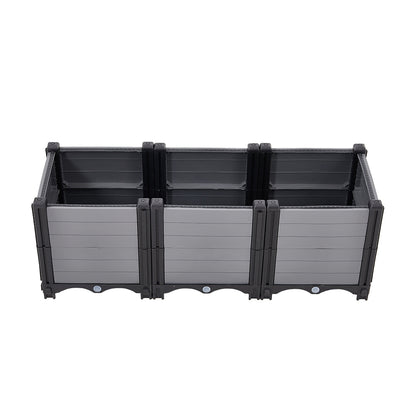 Plastic Raised Garden Bed Planter Box for Vegetables & Flowers