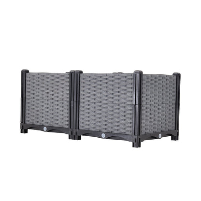 Plastic Raised Garden Bed Planter Box