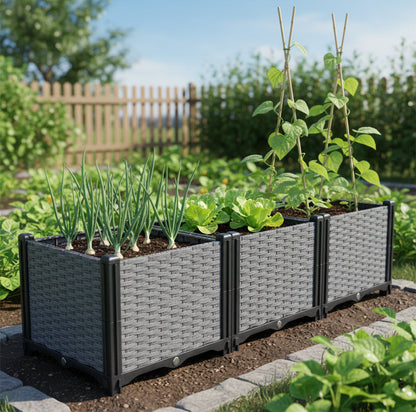Plastic Raised Garden Bed Planter Box