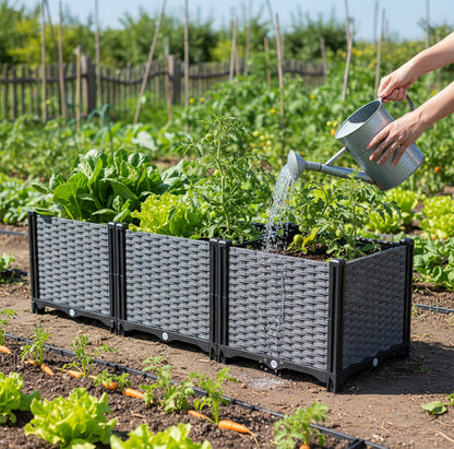 Plastic Raised Garden Bed Planter Box