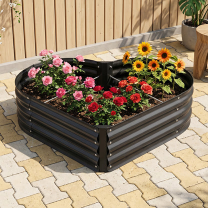 Galvanised Steel Raised Garden Bed