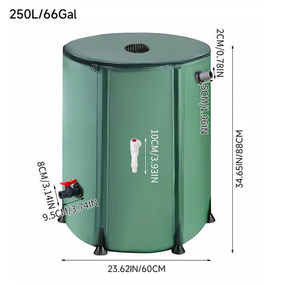 Collapsible Rain Barrel with Filter