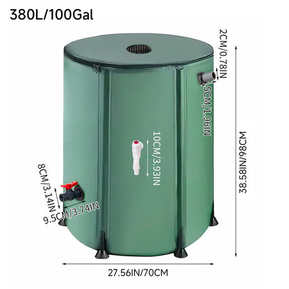 Collapsible Rain Barrel with Filter