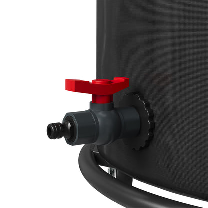 Portable Rain Barrel with Castors