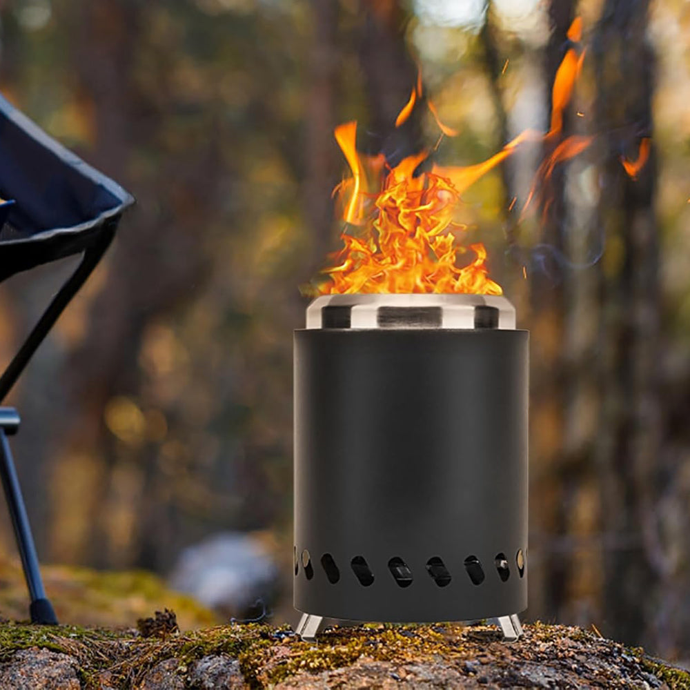 Portable Tabletop Fire Pit with Ash Grate