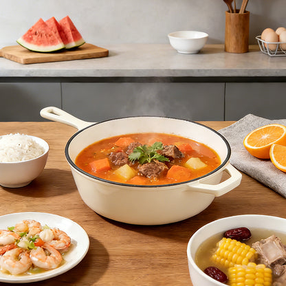 2 in 1 Cast Iron Pot