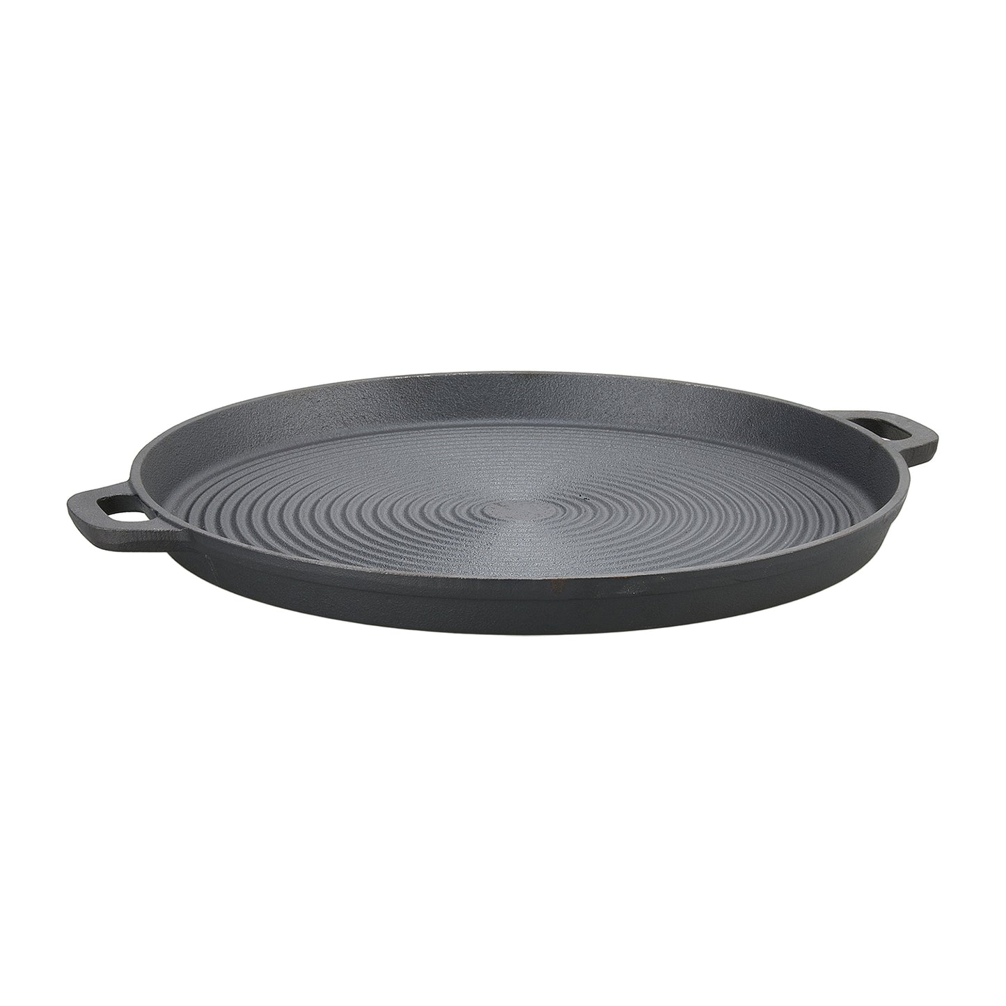 Pre-Seasoned Round Dual-Handle Cast Iron Grill Pan