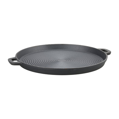 Pre-Seasoned Round Dual-Handle Cast Iron Grill Pan