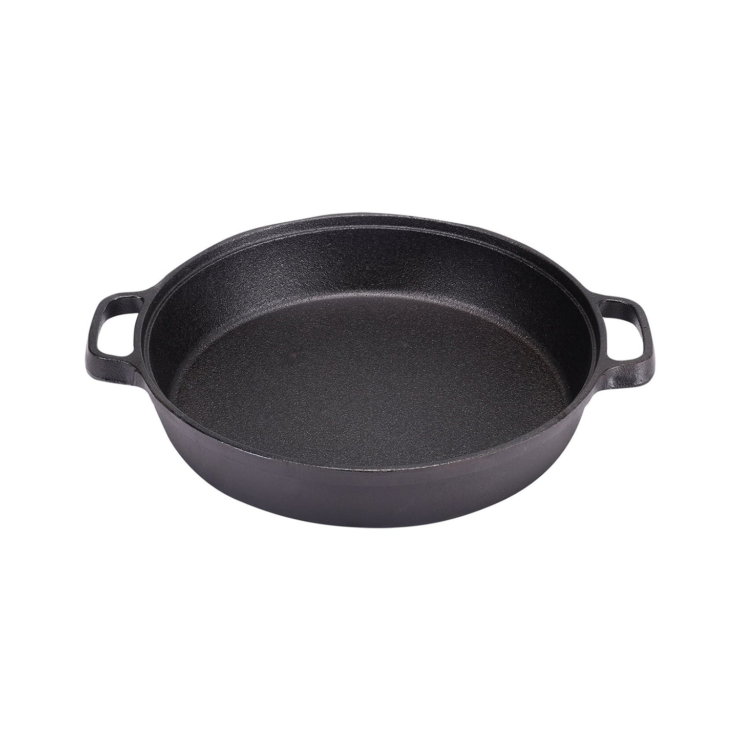 Deep Pre-Seasoned Cast Iron Skillet with Dual Handles