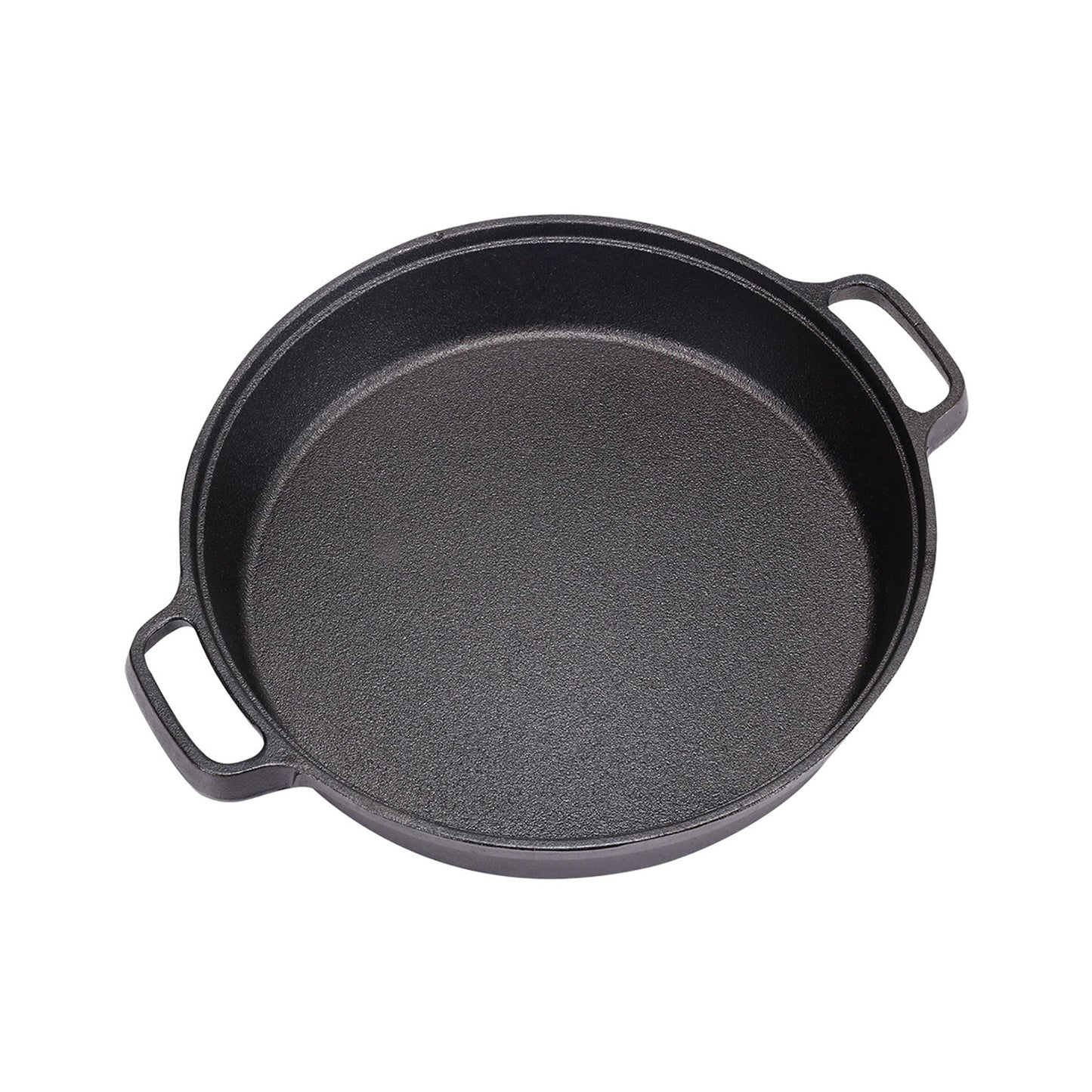 Deep Pre-Seasoned Cast Iron Skillet with Dual Handles