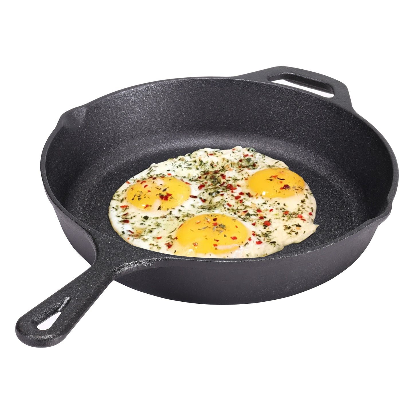 Cast Iron Frying Pan with Handles