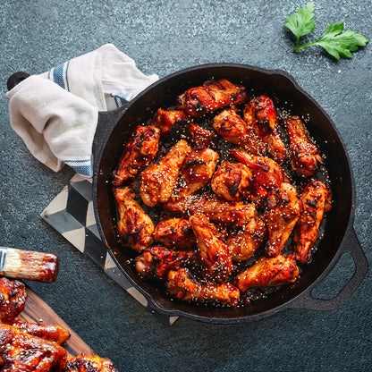 Cast Iron Frying Pan with Handles