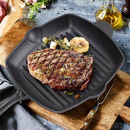Cast Iron Frying Pan with Handles