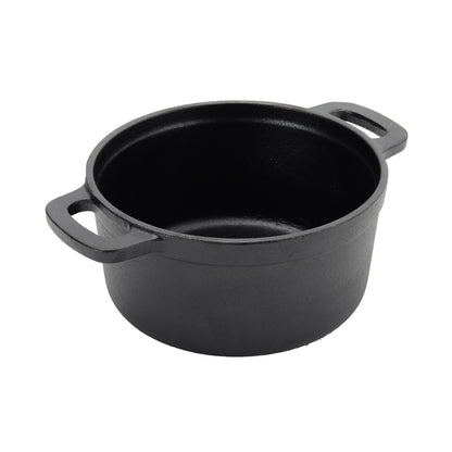 1L Pre-Seasoned Cast Iron Dutch Oven with Lid