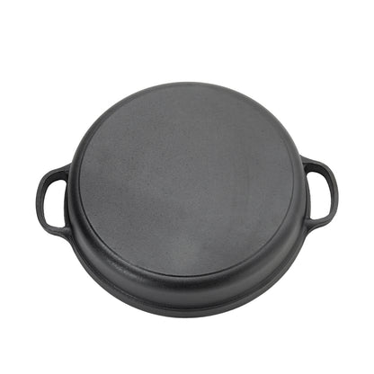 Pre-Seasoned Cast Iron Skillet with Dual Handles