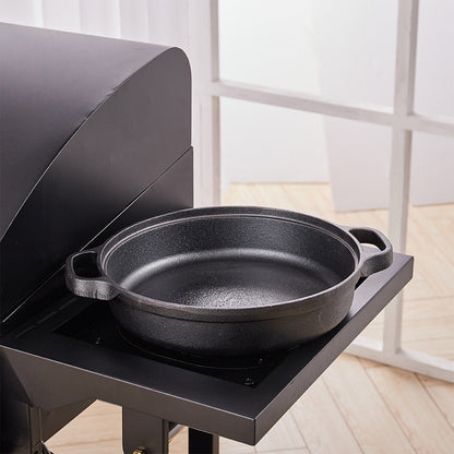 Pre-Seasoned Cast Iron Skillet with Dual Handles