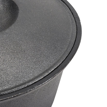 2.5L Pre-Seasoned Cast Iron Saucepan with Lid