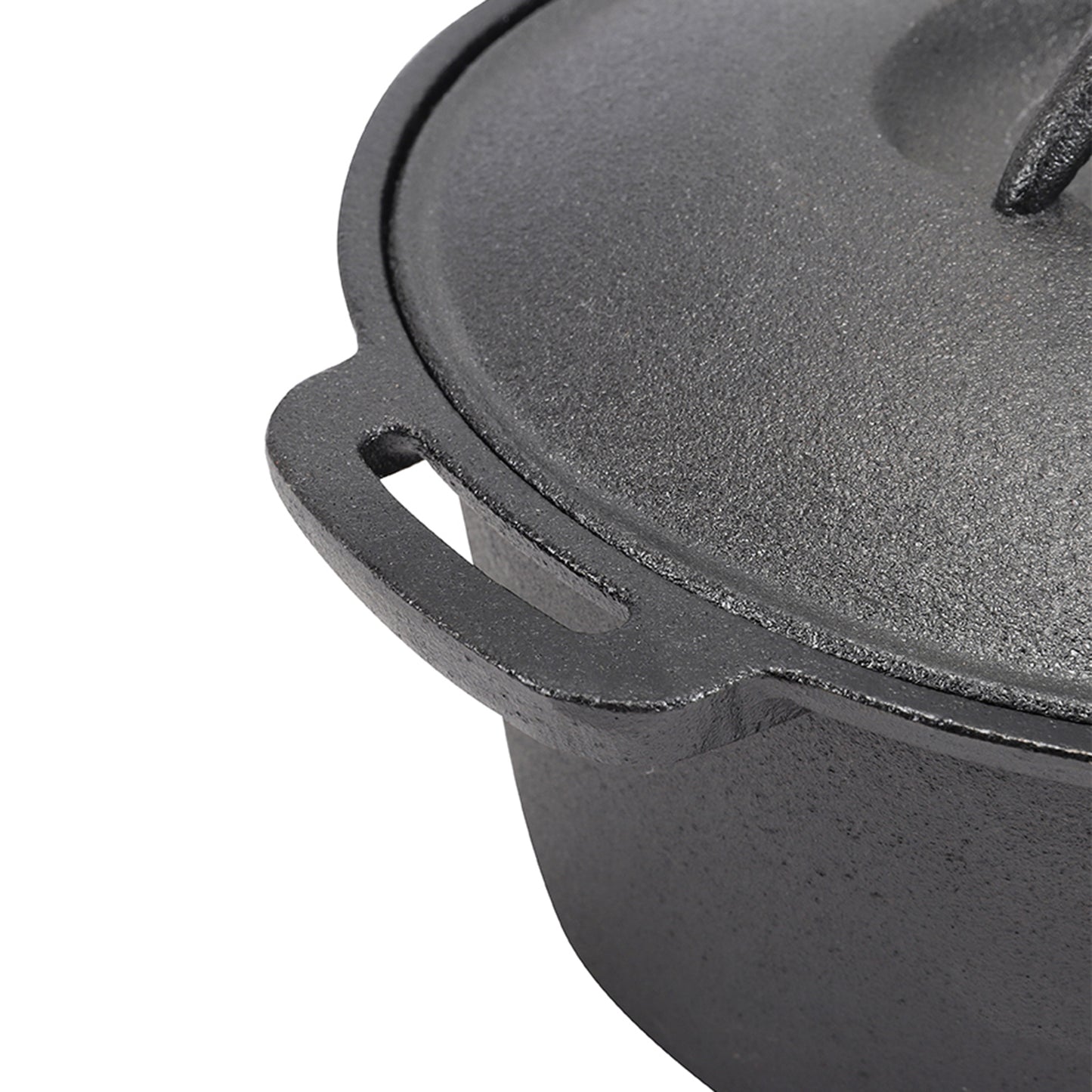 2.5L Pre-Seasoned Cast Iron Saucepan with Lid