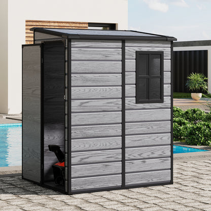 5 x 4FT Outdoor Plastic Storage Shed