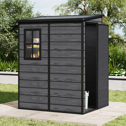 5 x 4FT Outdoor Plastic Storage Shed