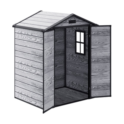6 x 4.4FT Outdoor Plastic Storage Shed