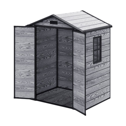 6 x 4.4FT Outdoor Plastic Storage Shed