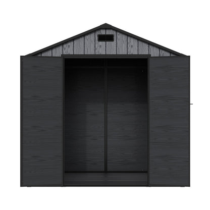 8 x 6FT Outdoor Plastic Storage Shed