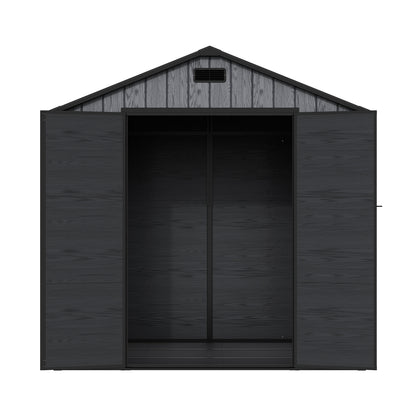 8 x 6FT Outdoor Plastic Storage Shed