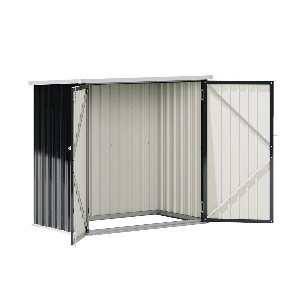 5.5x3 ft Garden Metal Tool Shed, Outdoor Patio Storage Shed