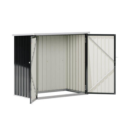 5.5x3 ft Garden Metal Tool Shed, Outdoor Patio Storage Shed