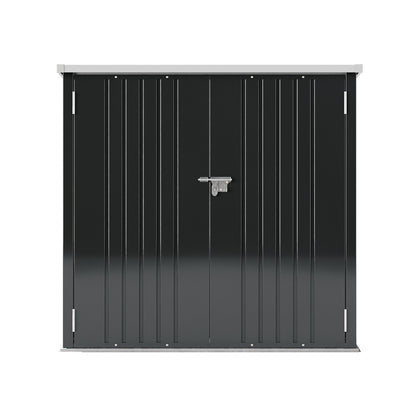 5.5x3 ft Garden Metal Tool Shed, Outdoor Patio Storage Shed
